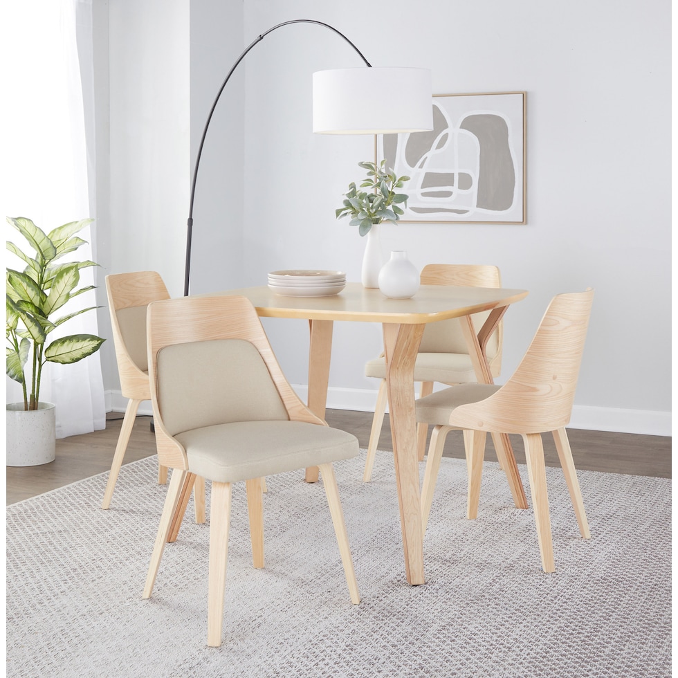 carla cream natural dining chair   