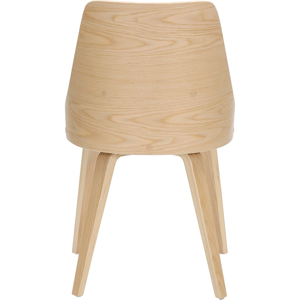 carla cream natural dining chair   