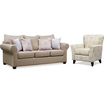 carla light brown  pc living room   