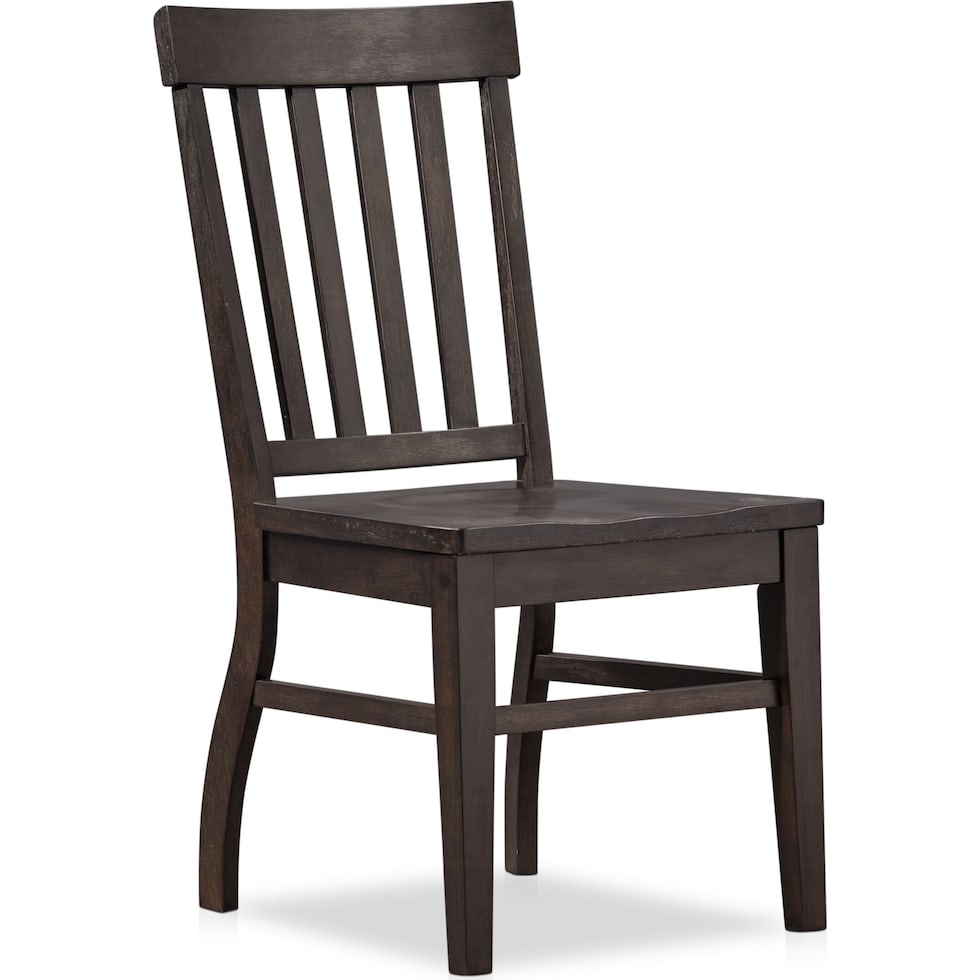 carlisle dark brown  pc dining room   