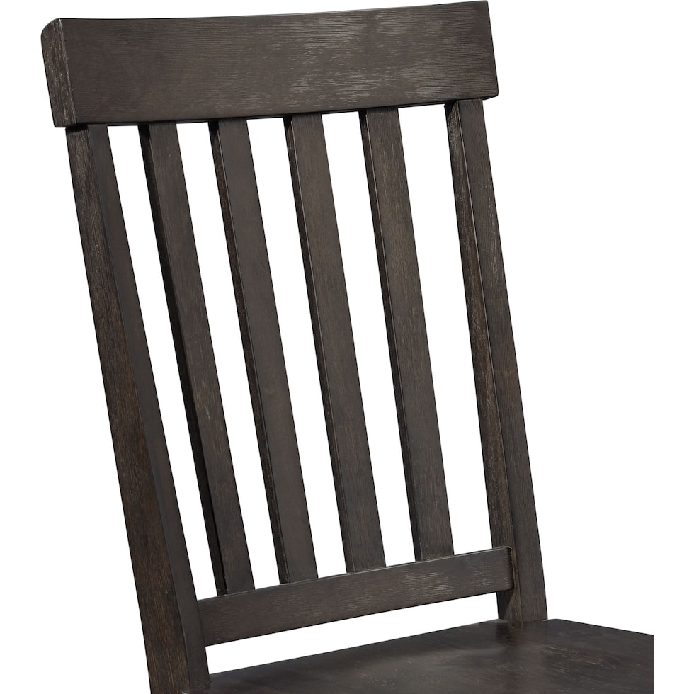 carlisle dark brown dining chair   