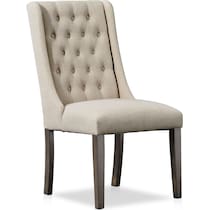 carlisle dark brown dining chair   