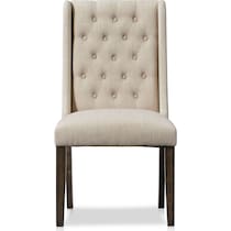 carlisle dark brown dining chair   