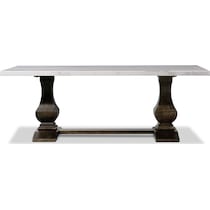 carlisle dark brown dining table   