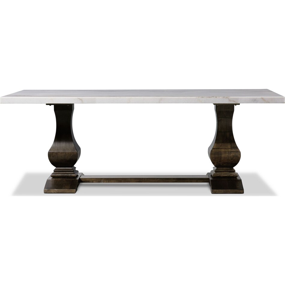 carlisle dark brown dining table   