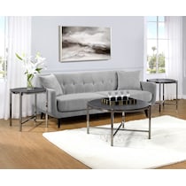carlo black pc table set   