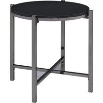 carlo black pc table set   