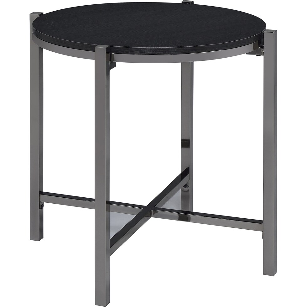carlo black pc table set   