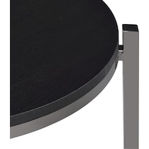 carlo black pc table set   