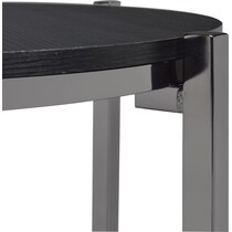 carlo black pc table set   