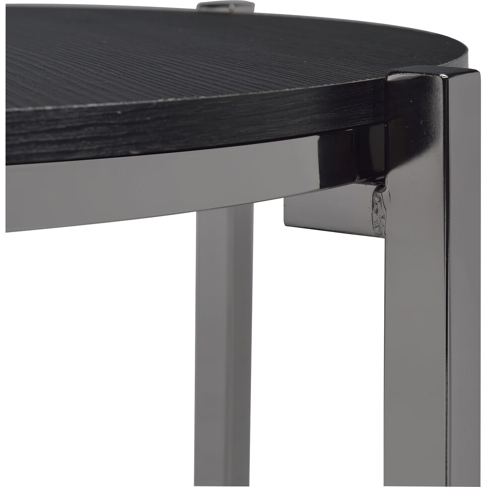 carlo black pc table set   