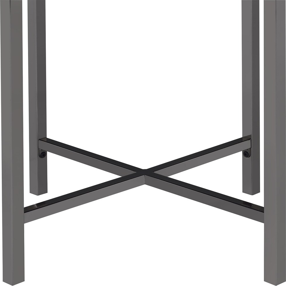 carlo black pc table set   
