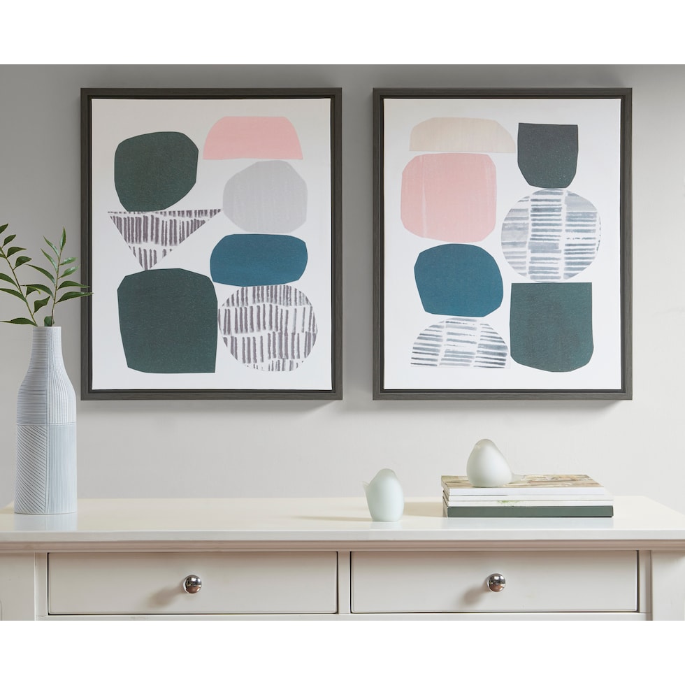 carlotta multicolor wall art   