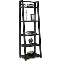 carlton black ladder shelf   