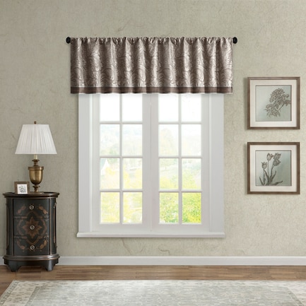 Carmack 18" Window Valance - Blue