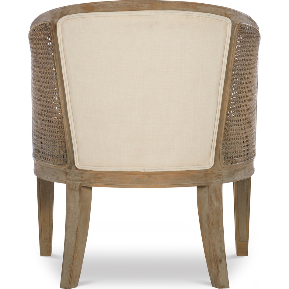 carmello gray and brown accent chair   