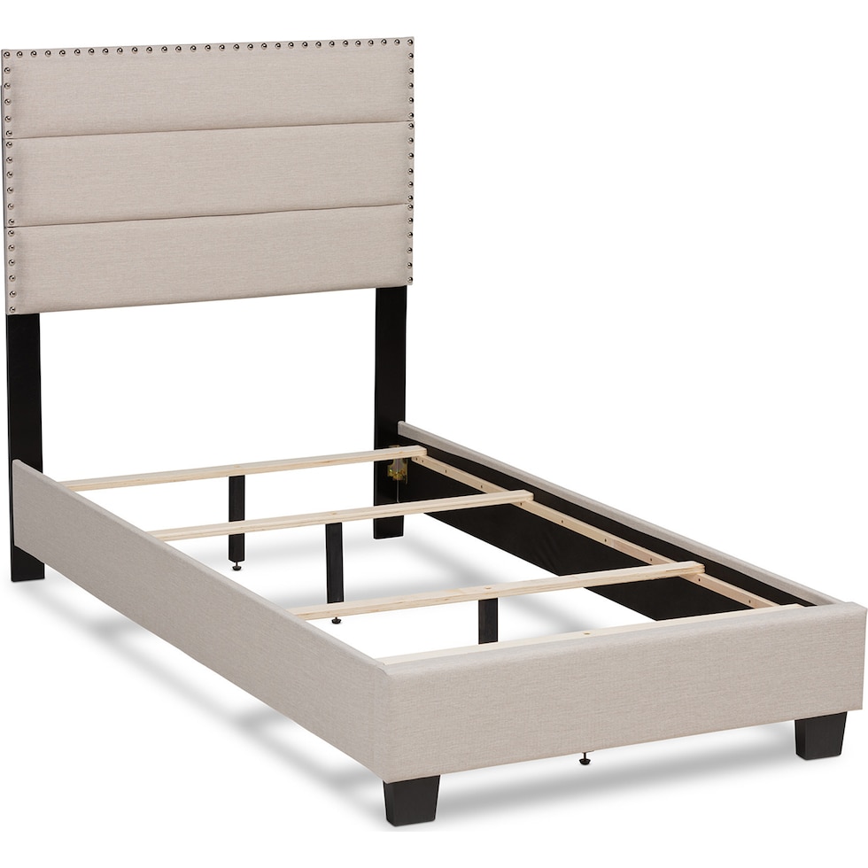 carmen neutral twin bed   