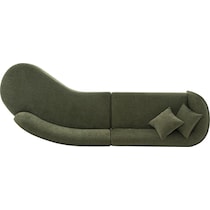 carmine green sofa   