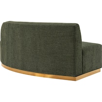 carmine green sofa   