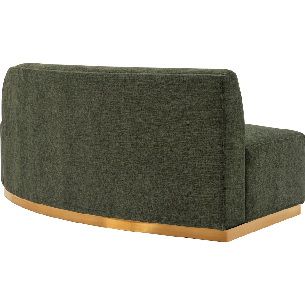 carmine green sofa   