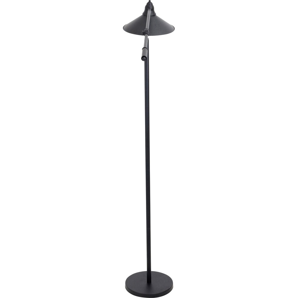 carnaby black gold floor lamp   