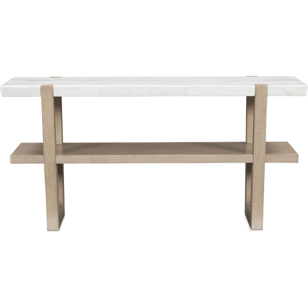 carolina white sofa table   