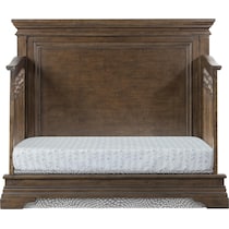 caroline dark brown crib   