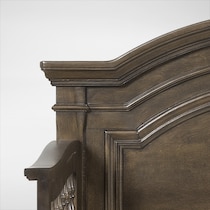 caroline dark brown crib   