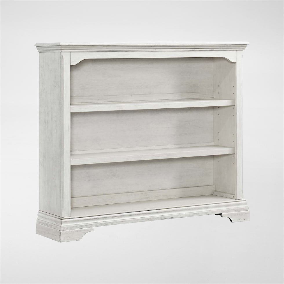 caroline white bookcase   