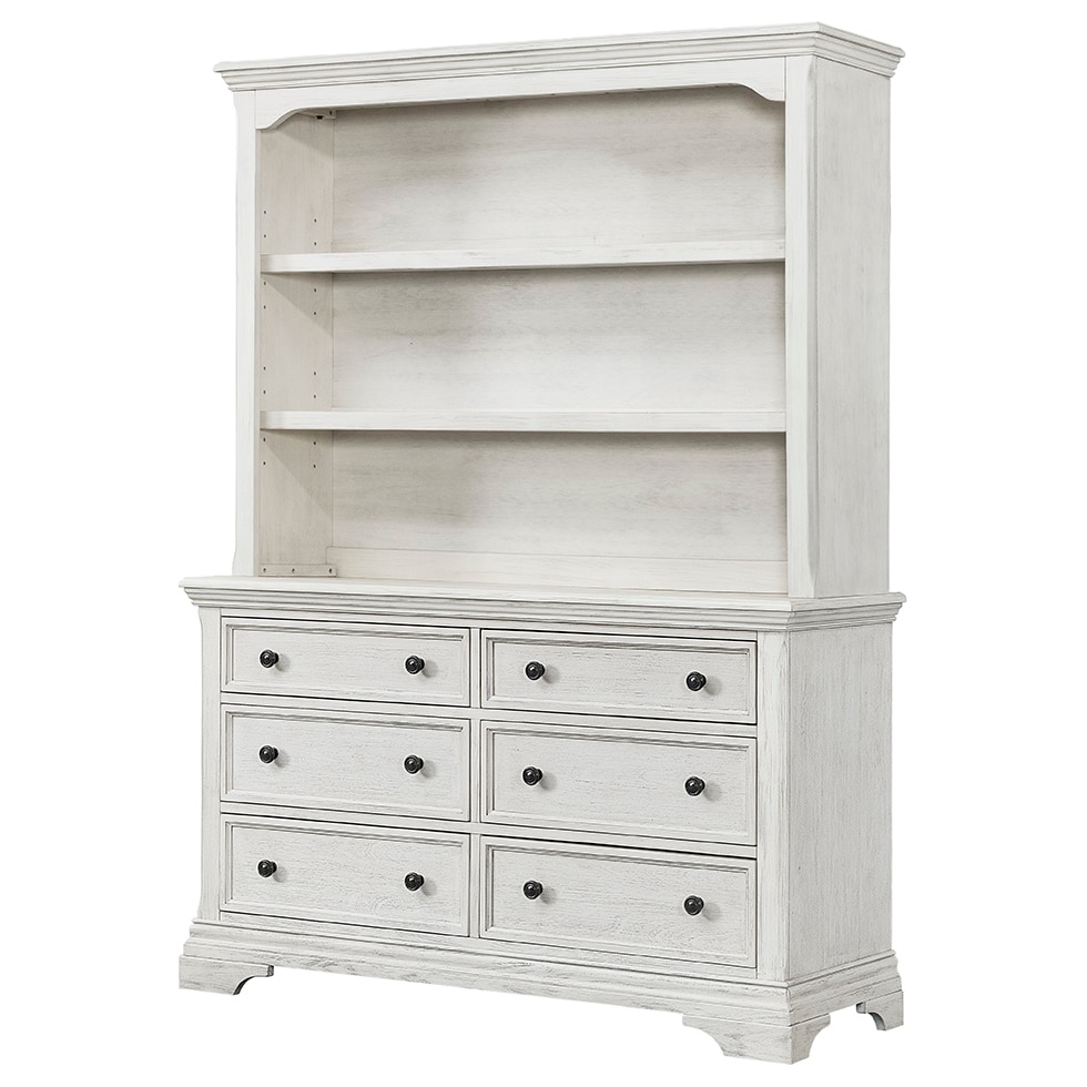 caroline white bookcase   