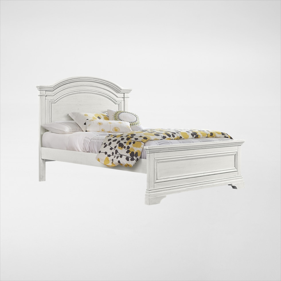 caroline white full bed   