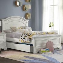 caroline white full bed   