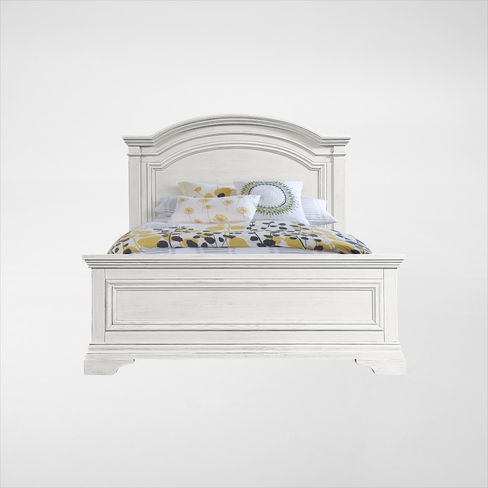 caroline white full bed   