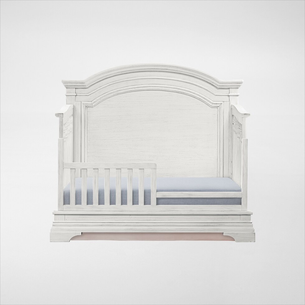 caroline white toddler rail   
