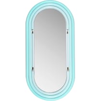 carri blue wall mirror   
