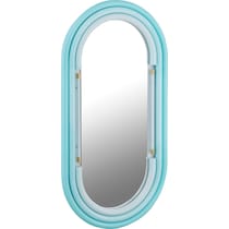 carri blue wall mirror   