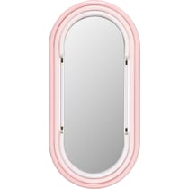 carri pink wall mirror   