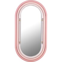 carri pink wall mirror   