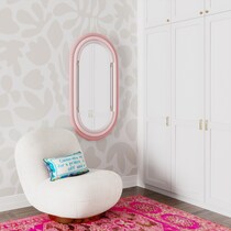 carri pink wall mirror   