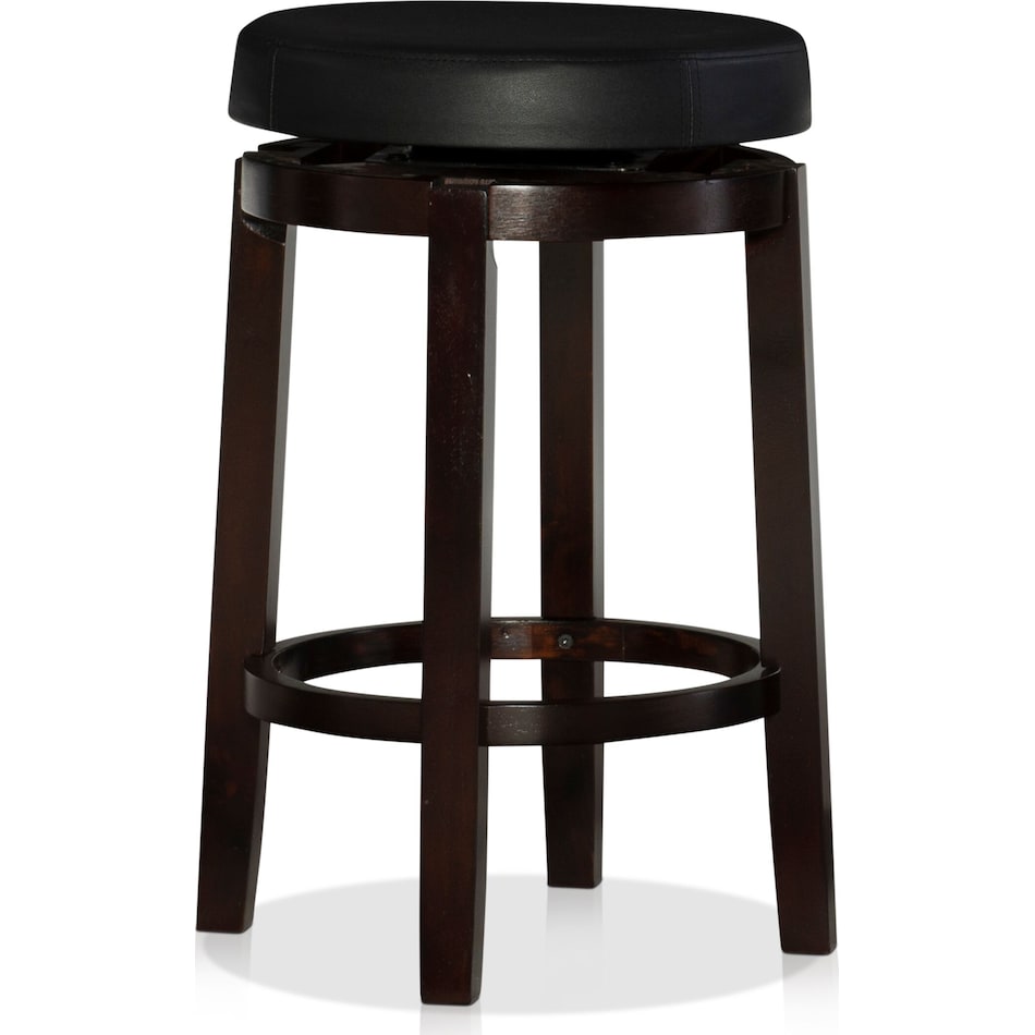 carrie black counter height stool   