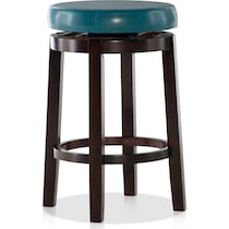 carrie blue counter height stool   