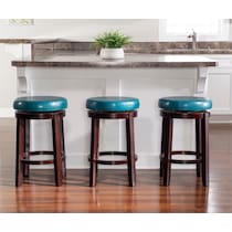 carrie blue counter height stool   