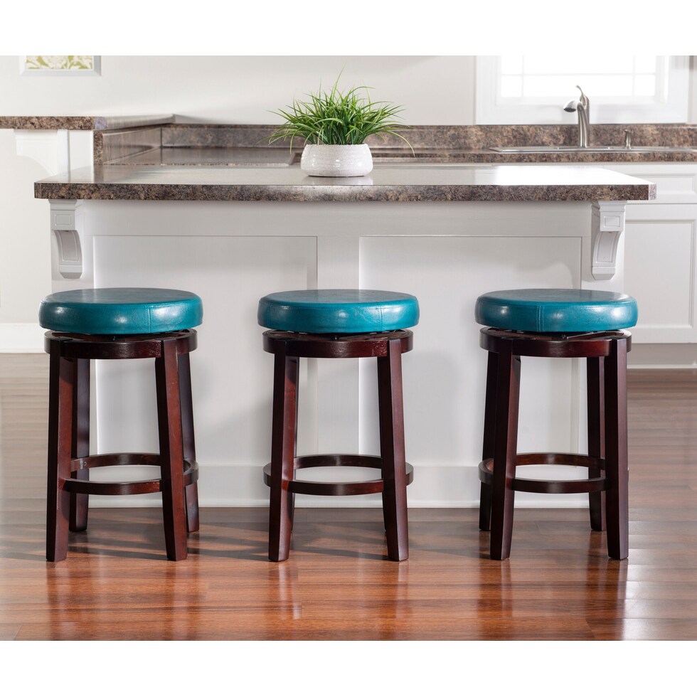 carrie blue counter height stool   