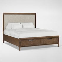 carter bedroom brown  pc king bedroom   