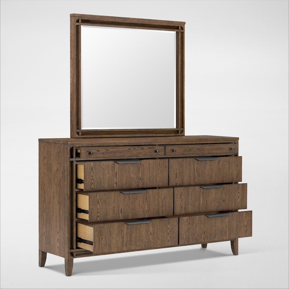 carter bedroom brown  pc king bedroom   