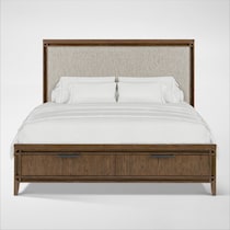 carter bedroom brown  pc king bedroom   
