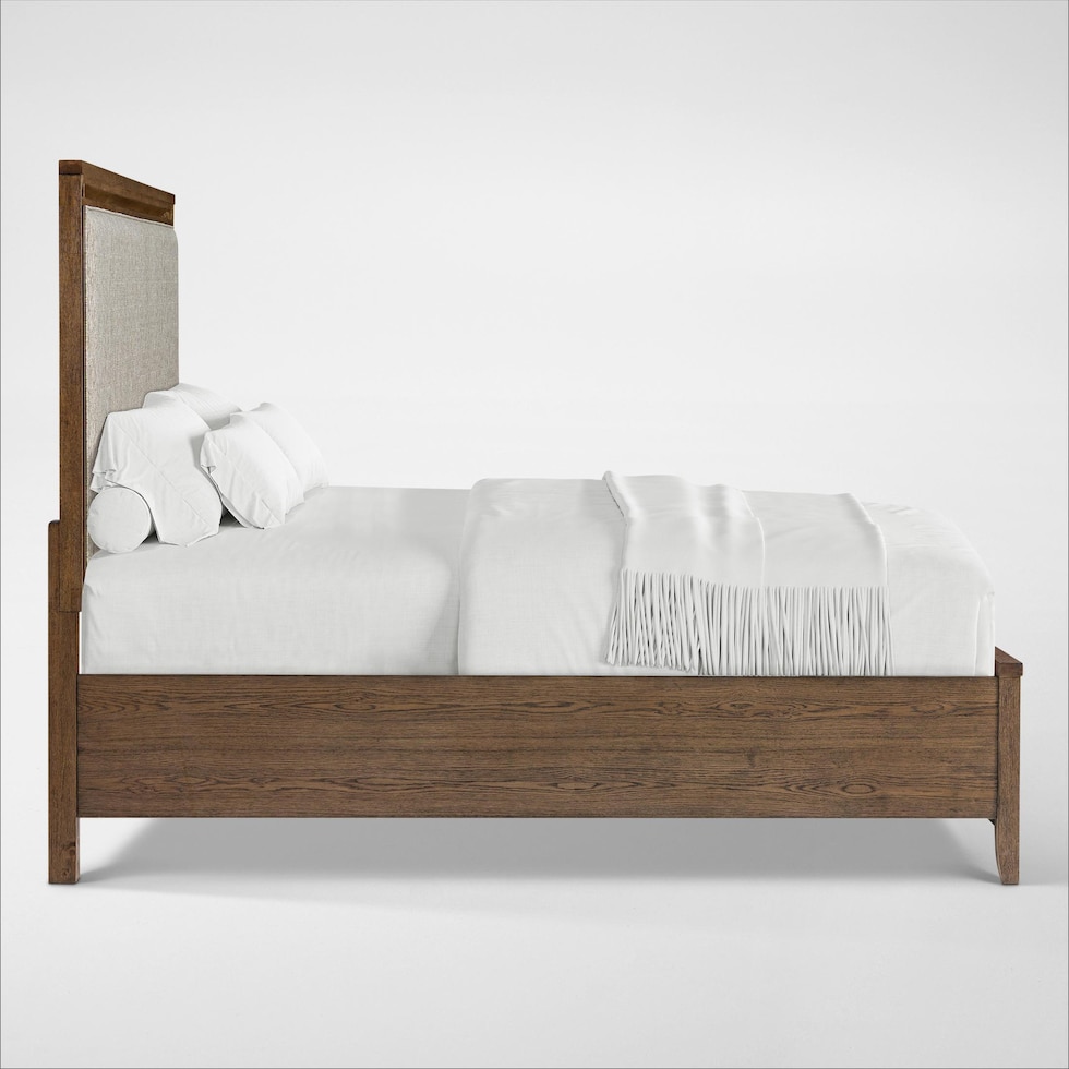 carter bedroom brown  pc king bedroom   