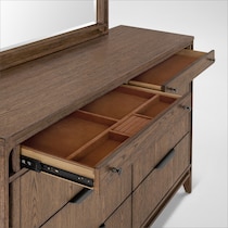 carter bedroom brown  pc king bedroom   