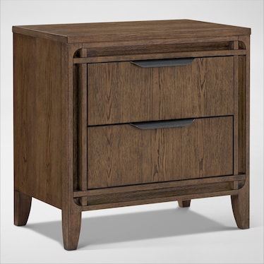 Carter 2-Drawer Nightstand with USB Charging