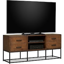carter dark brown tv stand   